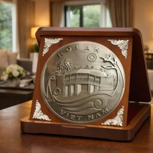 Hoi An Ancient Bridge Heritage Gift Box (Silver/Antique Finish)